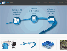Tablet Screenshot of cubetrade.net